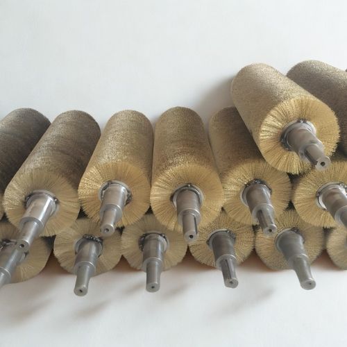 High-Density Wire Brush Roller for Surface Cleaning High-Density Wire Brush Roller for Surface Cleaning
